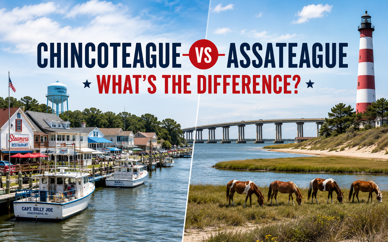 Chincoteague vs Assateague: What's the Difference?