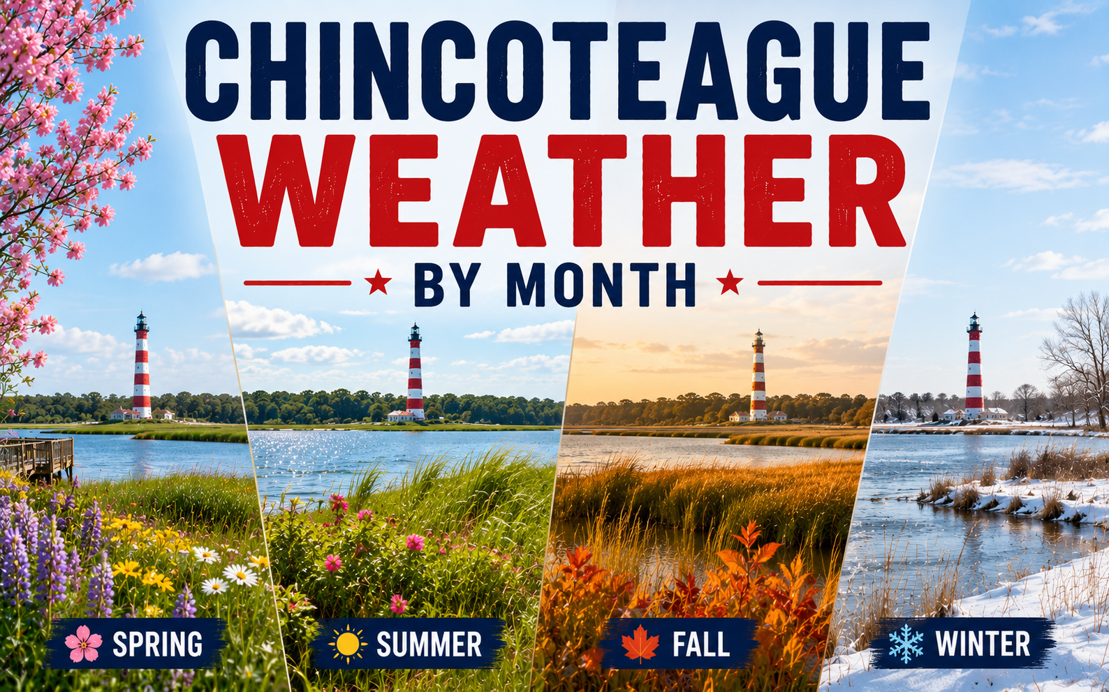 Chincoteague Weather by Month