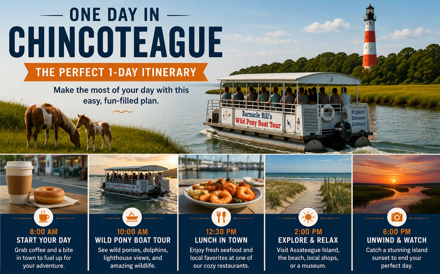One Day in Chincoteague Itinerary